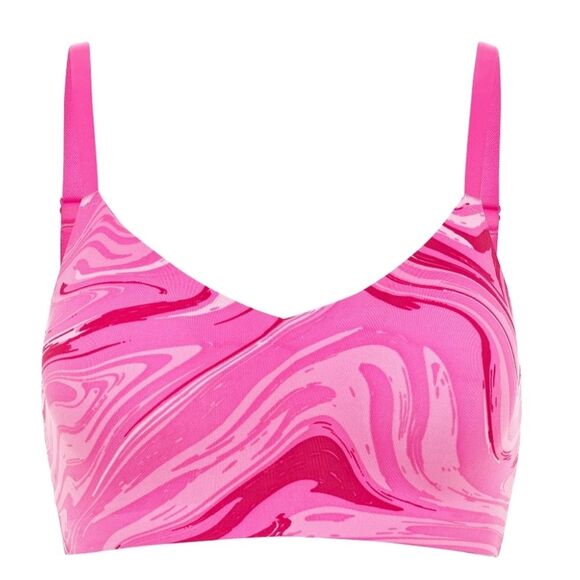 No Boundaries Junior's Wire-Free Bonded Voop Bralette, Size XS - Picture 2 of 10